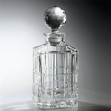 Godinger Silver Art Co Brookfield Whiskey Decanter 18.9 oz